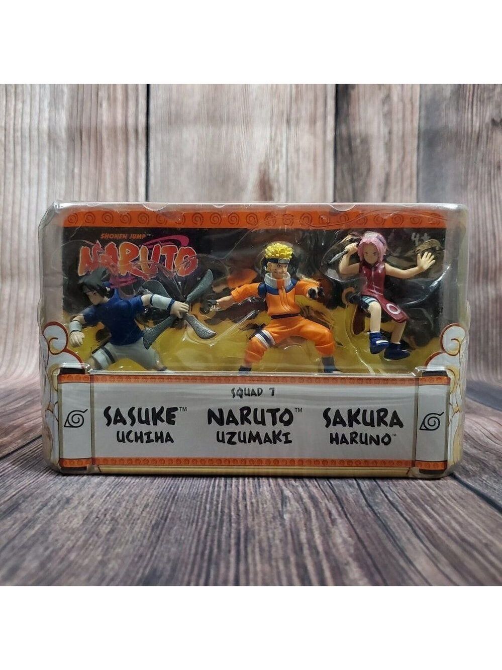 Read 2007 Mattel Shonen Jump Naruto Squad 7 action figure Sasuke Naruto Sakura.